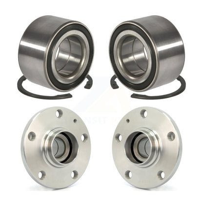 Wheel Bearing & Hub Assembly Front Rear Kit For 2005 Volkswagen Jetta 2nd Design