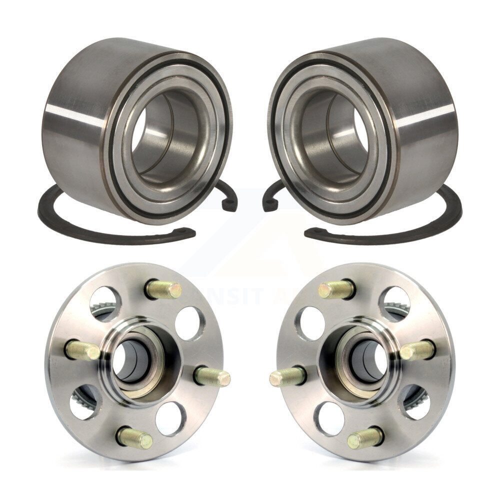 Wheel Bearing And Hub Assembly Front Rear Kit For Honda Civic