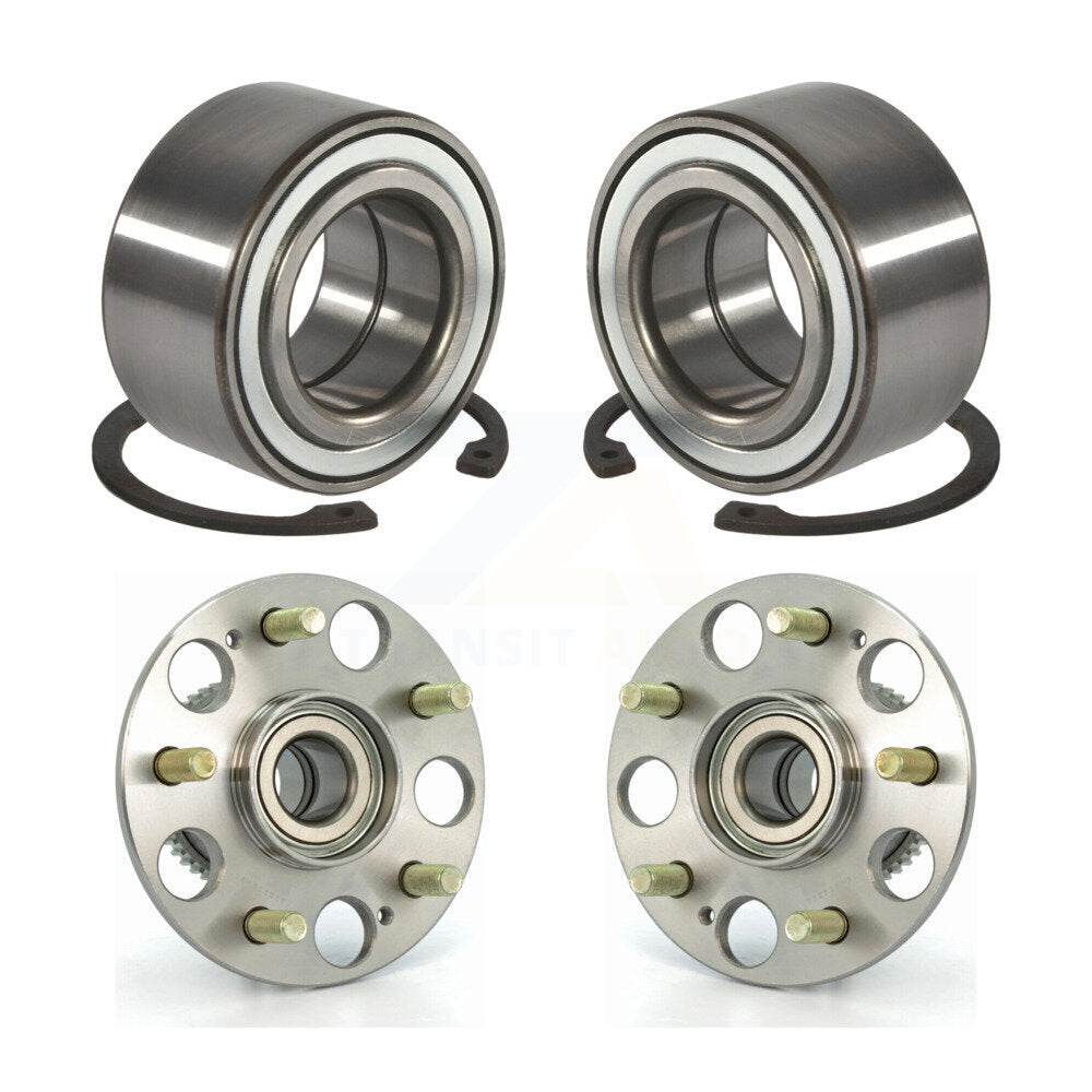 Wheel Bearing And Hub Assembly Front Rear Kit For 2004 Honda Civic SiR