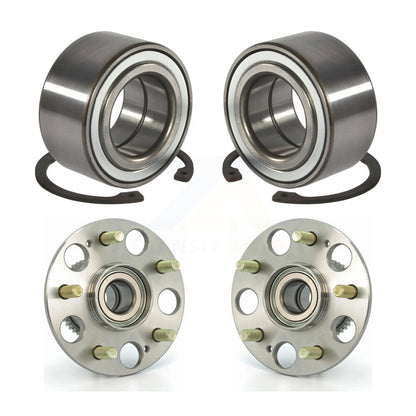 Wheel Bearing And Hub Assembly Front Rear Kit For 2004 Honda Civic SiR