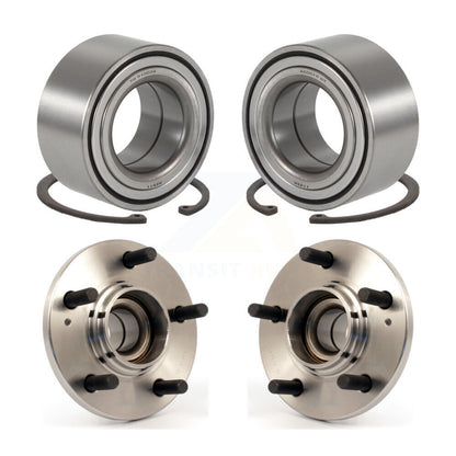 Wheel Bearing Hub Assembly Front Rear Kit For Hyundai Santa Fe FWD with Non-ABS