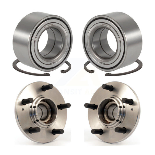 Wheel Bearing Hub Assembly Front Rear Kit For Hyundai Santa Fe FWD with Non-ABS