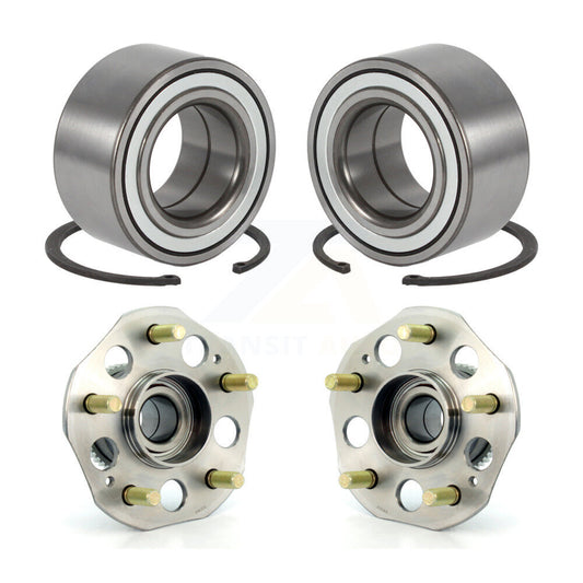 Wheel Bearing And Hub Assembly Front Rear Kit For 1997-2001 Honda Prelude