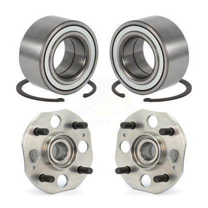 Wheel Bearing Hub Assembly Front Rear Kit For Honda Accord 2.3L with 4-Wheel ABS