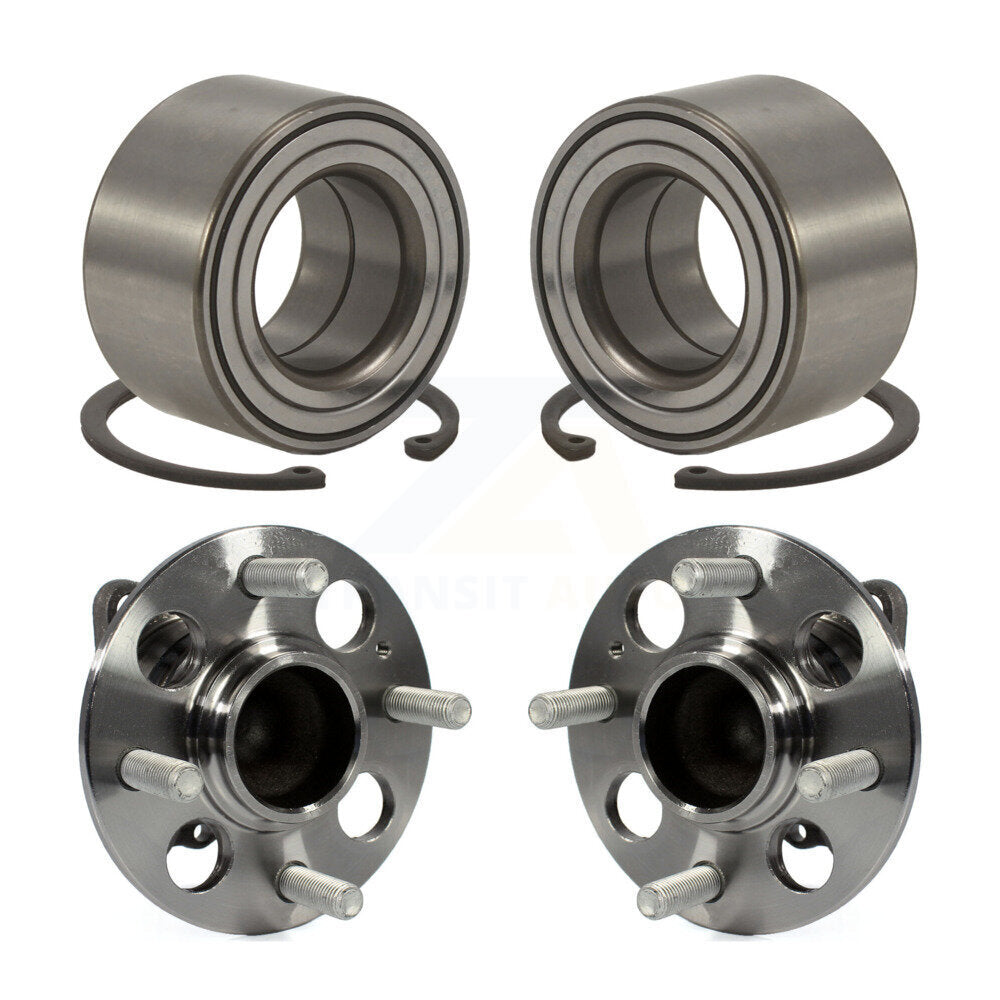 Wheel Bearing And Hub Assembly Front Rear Kit For 2012-2017 Hyundai Accent