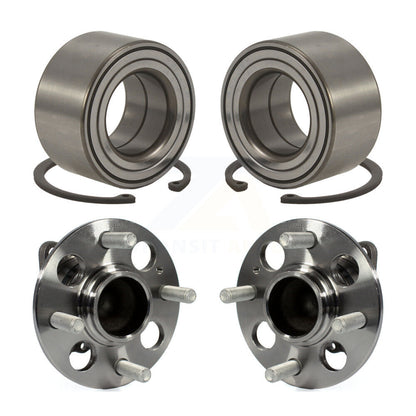 Wheel Bearing And Hub Assembly Front Rear Kit For 2012-2017 Hyundai Accent