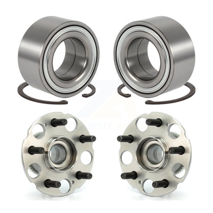 Wheel Bearing And Hub Assembly Front Rear Kit For 1999-2004 Honda Odyssey