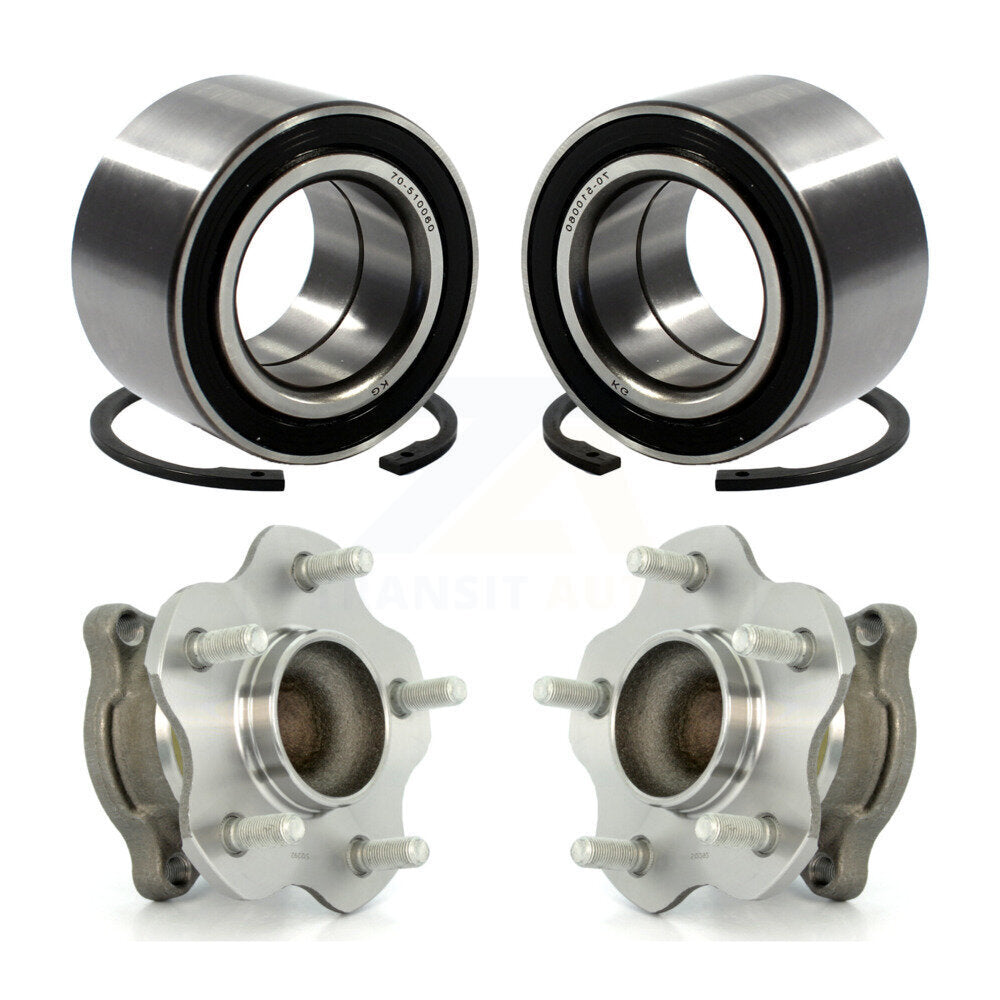 Wheel Bearing And Hub Assembly Front Rear Kit For Nissan Altima Maxima