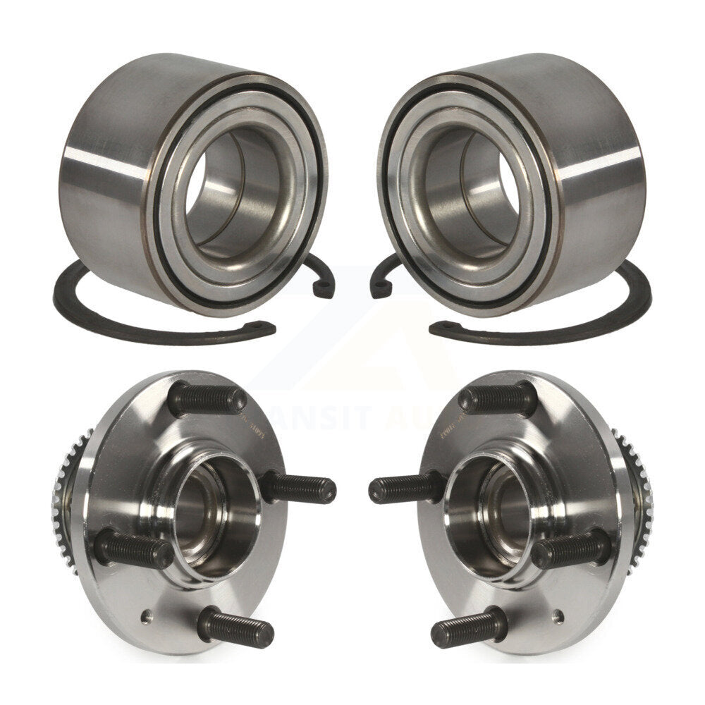 Wheel Bearing And Hub Assembly Front Rear Kit For 2002-2007 Mitsubishi Lancer ES
