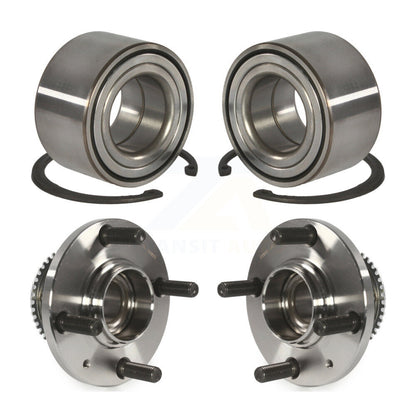 Wheel Bearing And Hub Assembly Front Rear Kit For 2002-2007 Mitsubishi Lancer ES