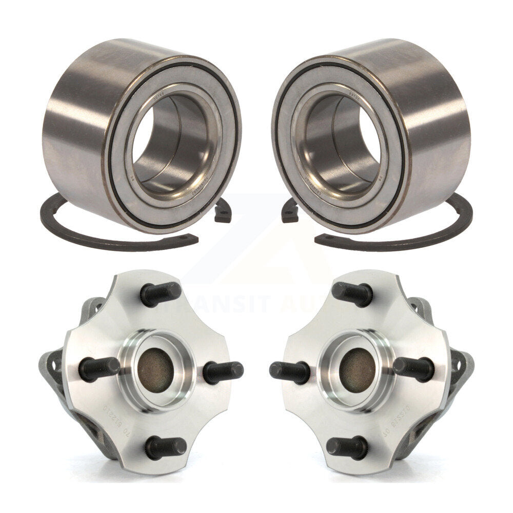 Wheel Bearing And Hub Assembly Front Rear Kit For 2000-2005 Toyota Echo Non-ABS