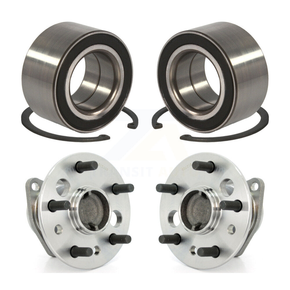 Wheel Bearing And Hub Assembly Front Rear Kit For 2004 Toyota Camry Non-ABS