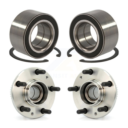 Wheel Bearing And Hub Assembly Front Rear Kit For 2006-2007 Mazda 6 Mazdaspeed