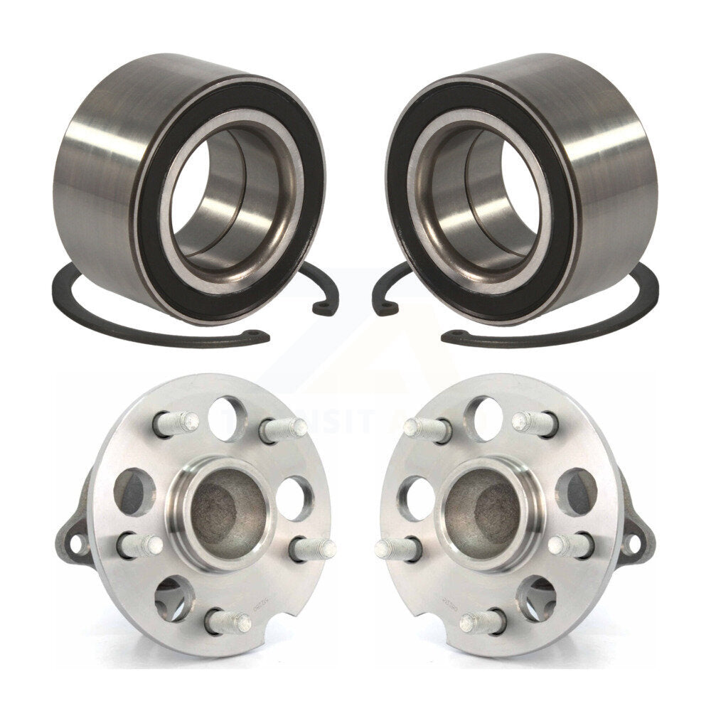 Wheel Bearing And Hub Assembly Front Rear Kit For 2004-2010 Toyota Sienna FWD