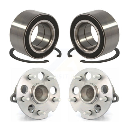 Wheel Bearing And Hub Assembly Front Rear Kit For 2004-2010 Toyota Sienna FWD