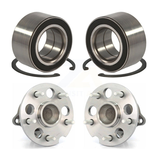 Wheel Bearing And Hub Assembly Front Rear Kit For 2004-2010 Toyota Sienna FWD