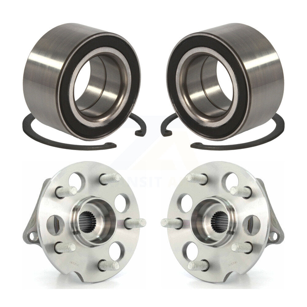 Wheel Bearing And Hub Assembly Front Rear Kit For 2004-2010 Toyota Sienna AWD
