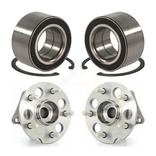 Wheel Bearing And Hub Assembly Front Rear Kit For 2004-2010 Toyota Sienna AWD