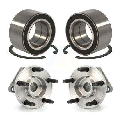 Wheel Bearing And Hub Assembly Front Rear Kit For Ford Edge Lincoln MKX AWD