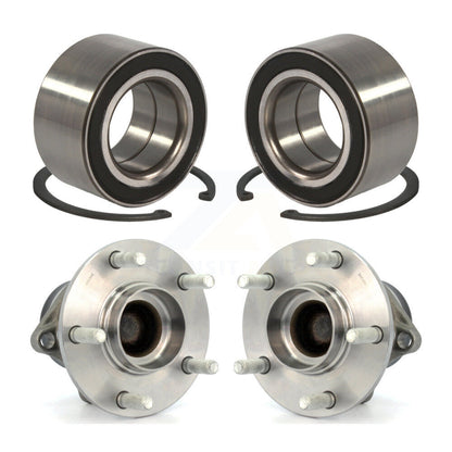 Wheel Bearing And Hub Assembly Front Rear Kit For 2007-2012 Mazda CX-7 FWD