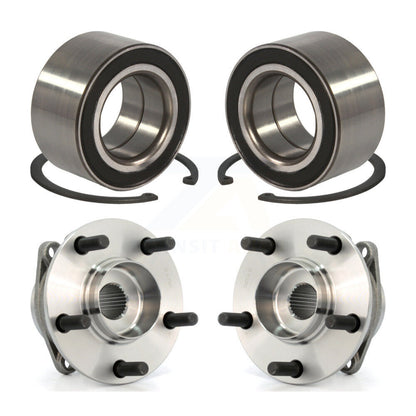 Wheel Bearing And Hub Assembly Front Rear Kit For 2007-2012 Mazda CX-7 AWD