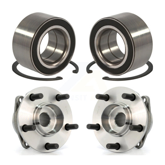 Wheel Bearing And Hub Assembly Front Rear Kit For 2007-2012 Mazda CX-7 AWD