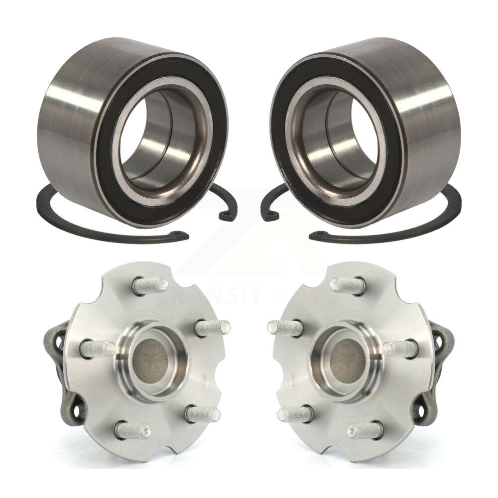 Wheel Bearing And Hub Assembly Front Rear Kit For 2010 Lexus HS250h