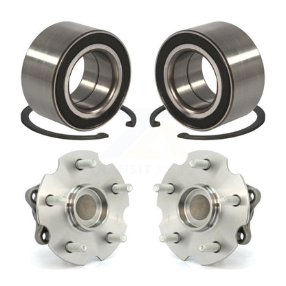 Wheel Bearing And Hub Assembly Front Rear Kit For 2010 Lexus HS250h