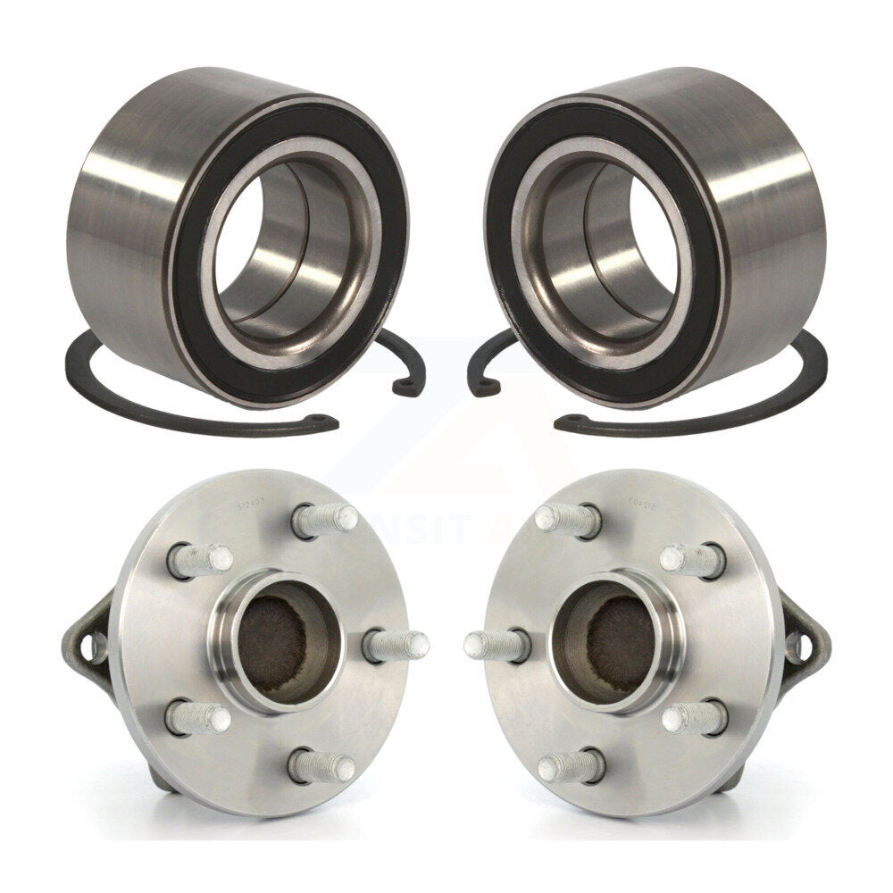 Wheel Bearing And Hub Assembly Front Rear Kit For 2009-2012 Toyota Corolla 2.4L