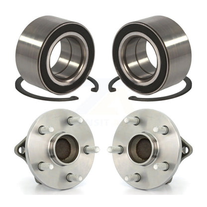 Wheel Bearing And Hub Assembly Front Rear Kit For 2009-2012 Toyota Corolla 2.4L