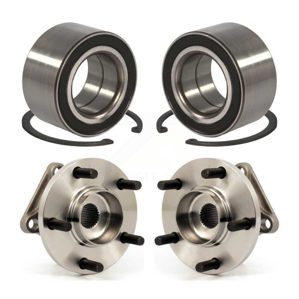 Wheel Bearing And Hub Assembly Front Rear Kit For 2007-2015 Mazda CX-9 AWD