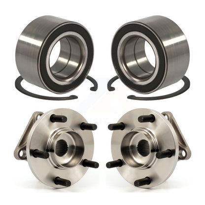 Wheel Bearing And Hub Assembly Front Rear Kit For 2007-2015 Mazda CX-9 AWD