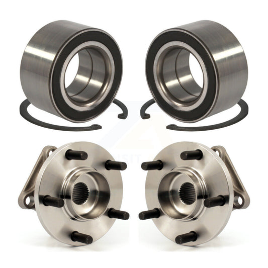 Wheel Bearing And Hub Assembly Front Rear Kit For 2007-2015 Mazda CX-9 AWD