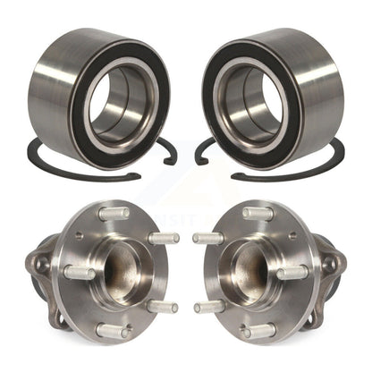 Wheel Bearing And Hub Assembly Front Rear Kit For 2007-2015 Mazda CX-9 FWD