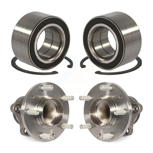 Wheel Bearing And Hub Assembly Front Rear Kit For 2007-2015 Mazda CX-9 FWD