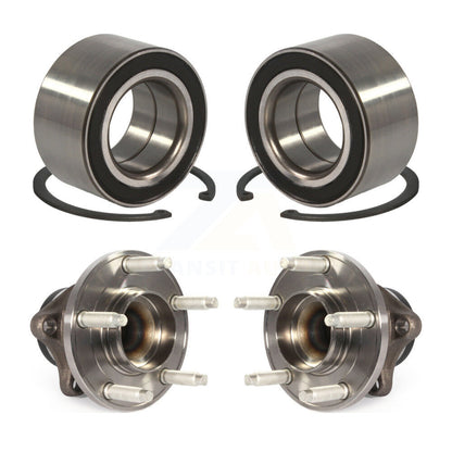 Wheel Bearing And Hub Assembly Front Rear Kit For Ford Edge Lincoln MKX FWD