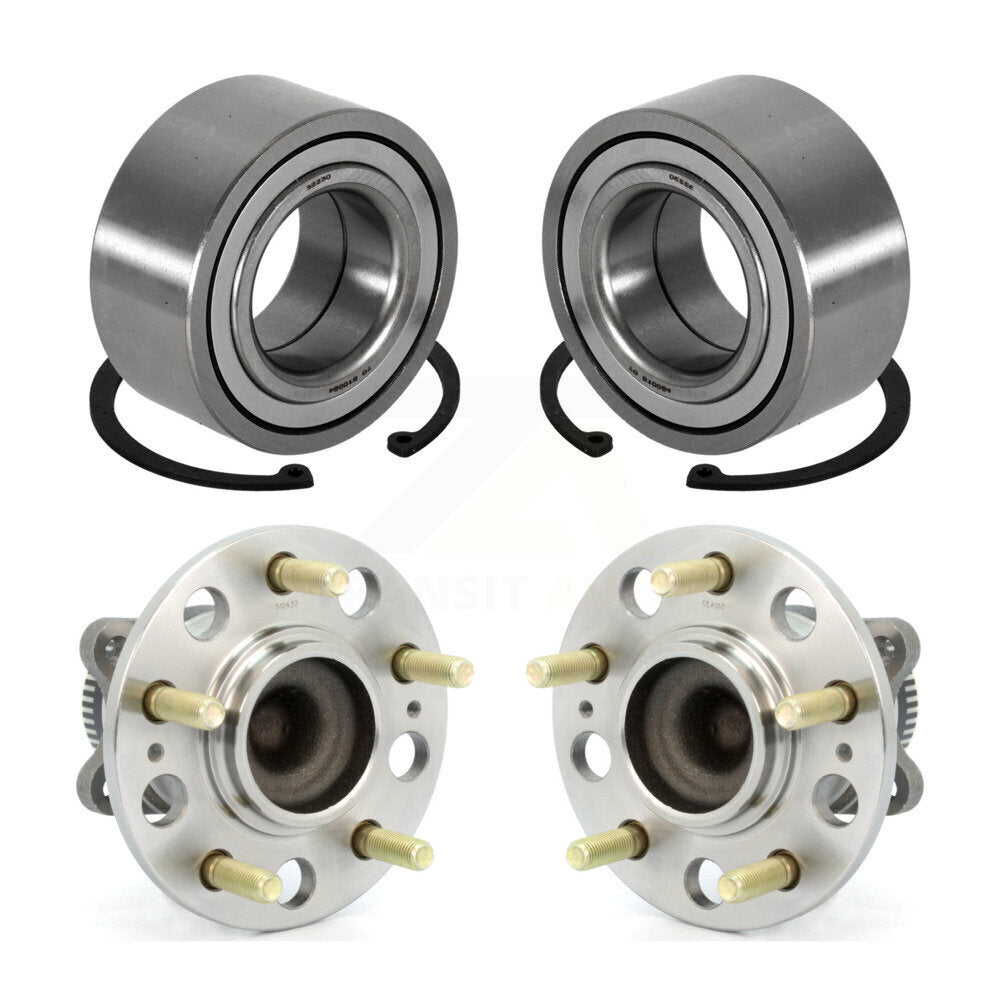 Wheel Bearing And Hub Assembly Front Rear Kit For 2011 Hyundai Azera