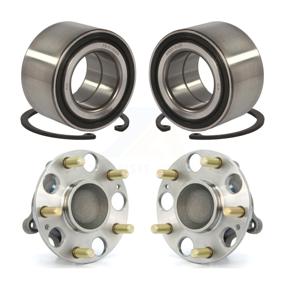 Wheel Bearing And Hub Assembly Front Rear Kit For Honda Civic