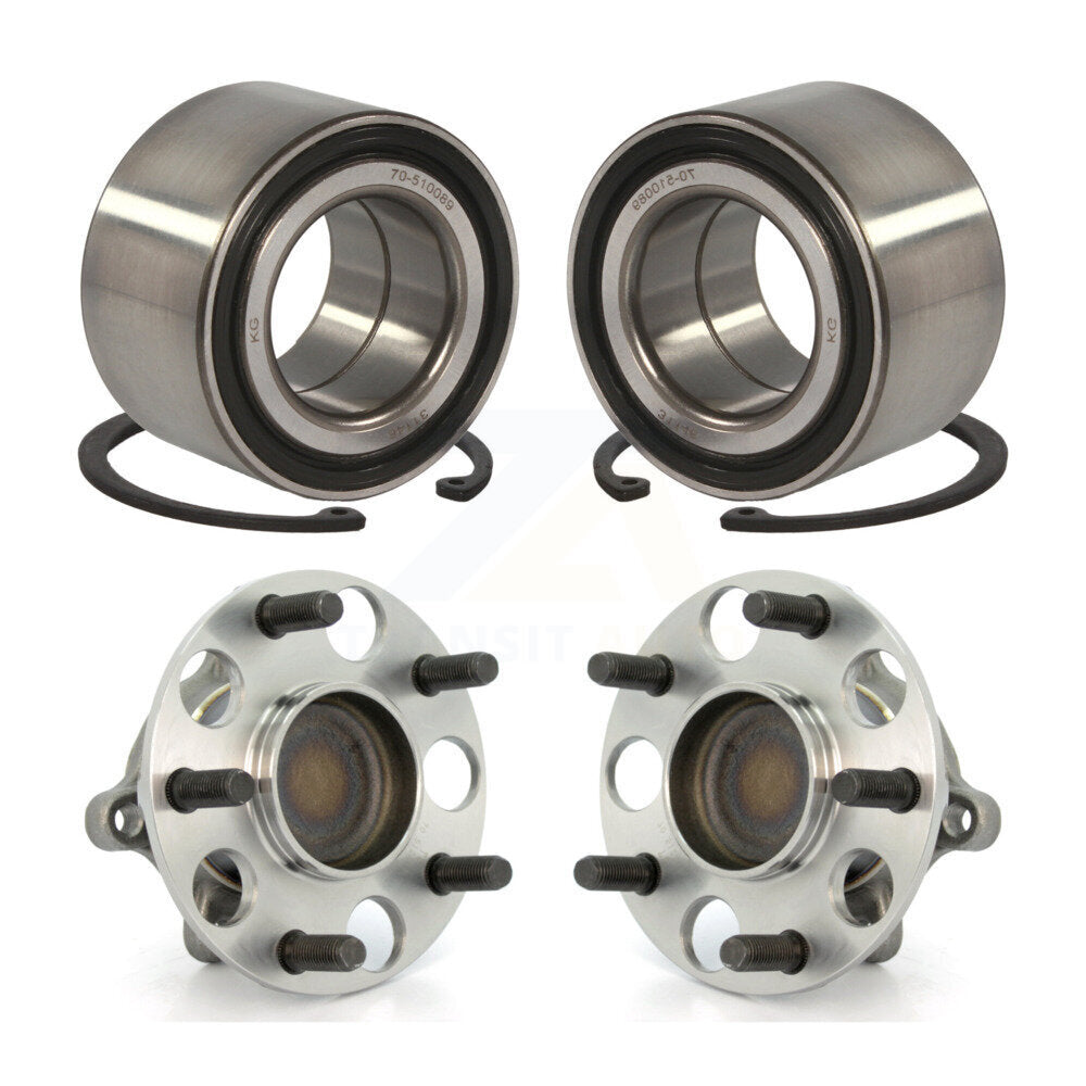Wheel Bearing And Hub Assembly Front Rear Kit For Honda Civic