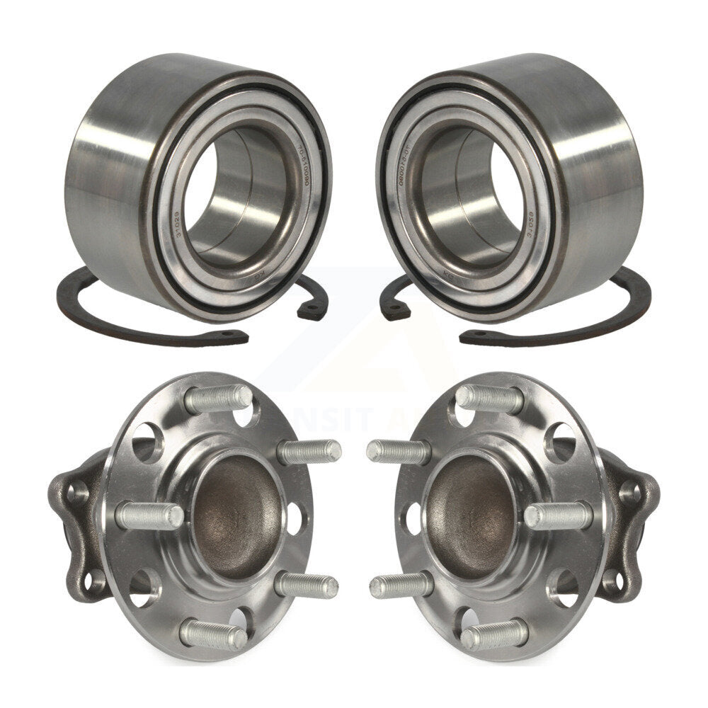Wheel Bearing Hub Assembly Front Rear Kit For Mitsubishi Lancer FWD with Non-ABS