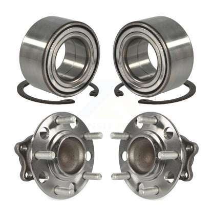 Wheel Bearing Hub Assembly Front Rear Kit For Mitsubishi Lancer FWD with Non-ABS