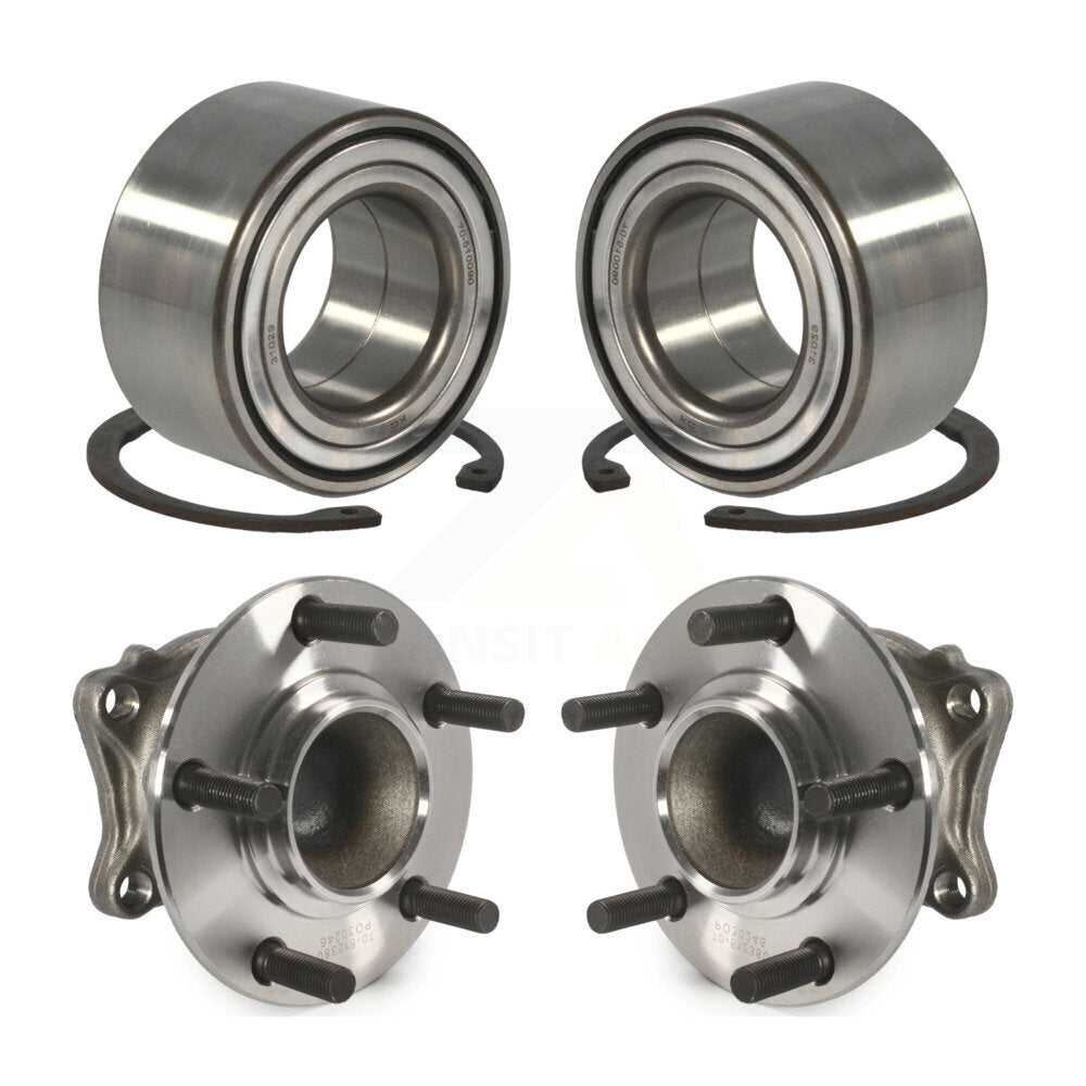 Wheel Bearing And Hub Assembly Front Rear Kit For Mitsubishi Outlander FWD