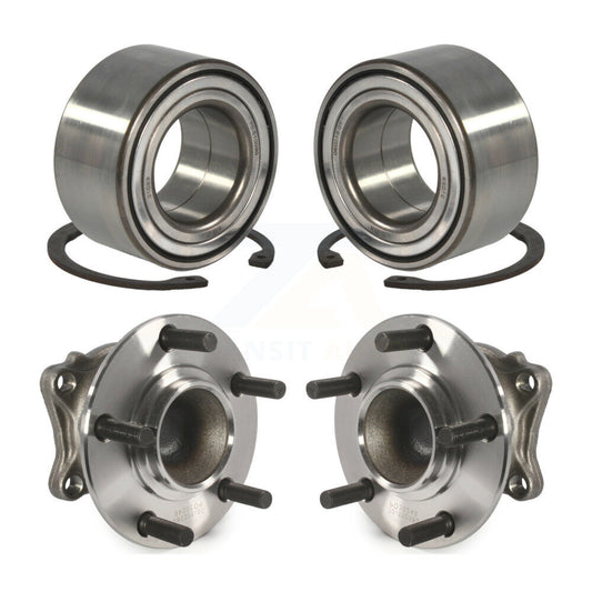 Wheel Bearing And Hub Assembly Front Rear Kit For Mitsubishi Outlander FWD