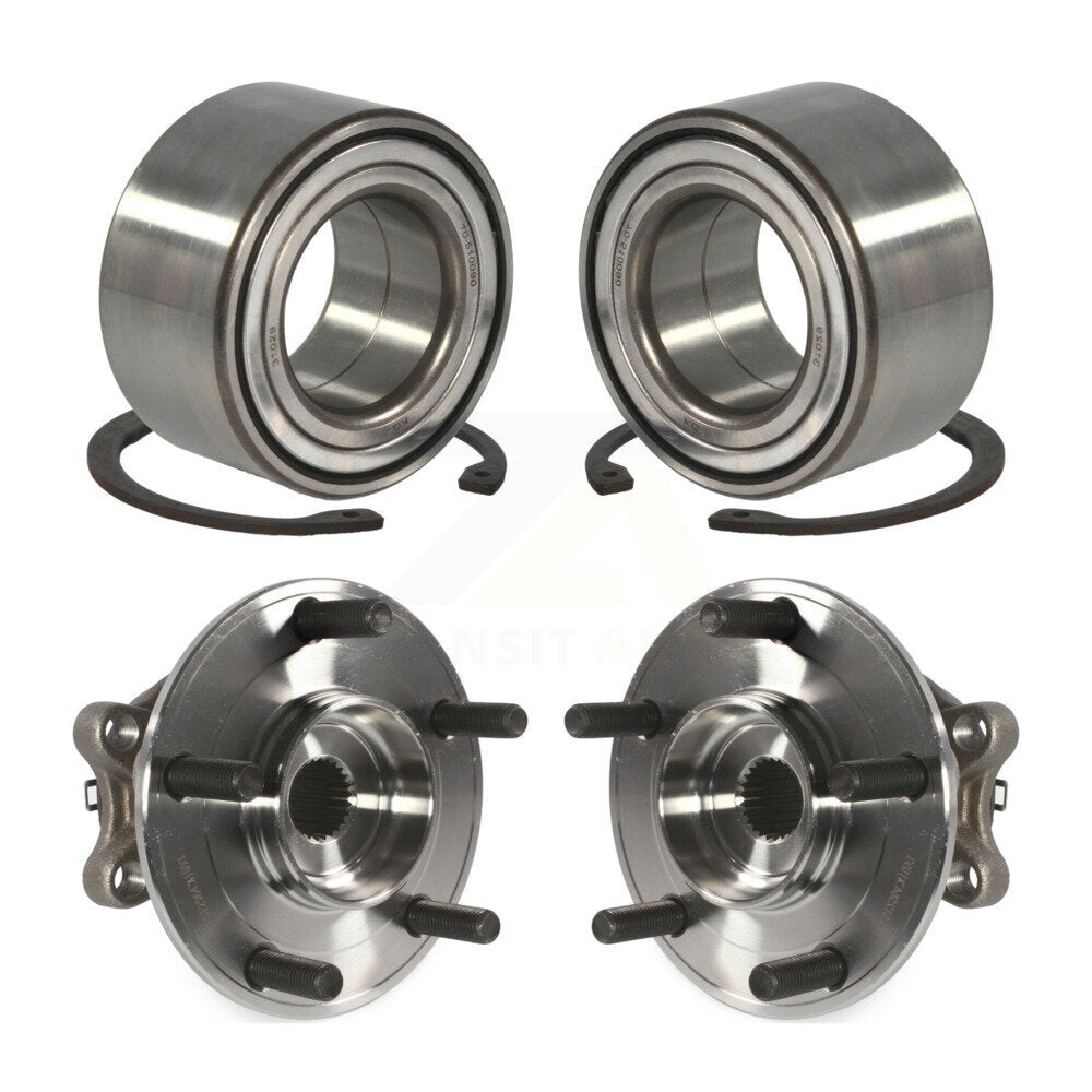 Wheel Bearing And Hub Assembly Front Rear Kit For Mitsubishi RVR Outlander PHEV