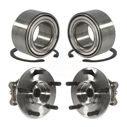 Wheel Bearing And Hub Assembly Front Rear Kit For Mitsubishi RVR Outlander PHEV