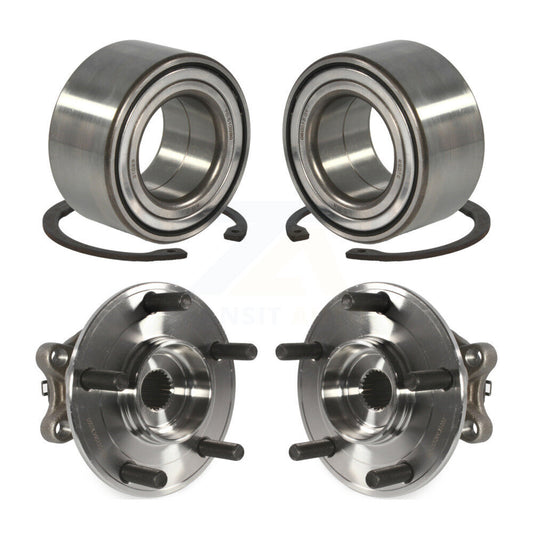 Wheel Bearing And Hub Assembly Front Rear Kit For Mitsubishi RVR Outlander PHEV