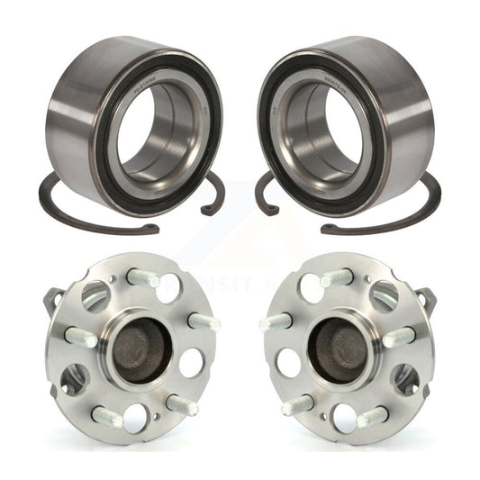 Wheel Bearing And Hub Assembly Front Rear Kit For Honda Accord Crosstour FWD