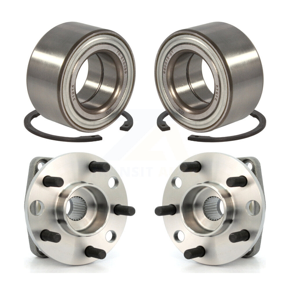 Wheel Bearing And Hub Assembly Front Rear Kit For 2002-2008 Jaguar X-Type