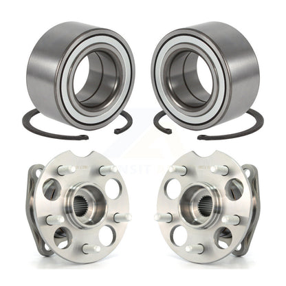 Wheel Bearing & Hub Assembly Front Rear Kit For 2008-2013 Toyota Highlander AWD