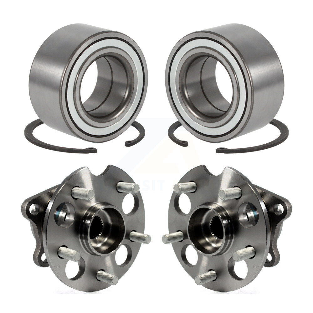 Wheel Bearing And Hub Assembly Front Rear Kit For 2011-2020 Toyota Sienna AWD